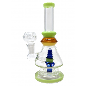 7" Slime Color Beaker Perc Water Pipe [ZD95]